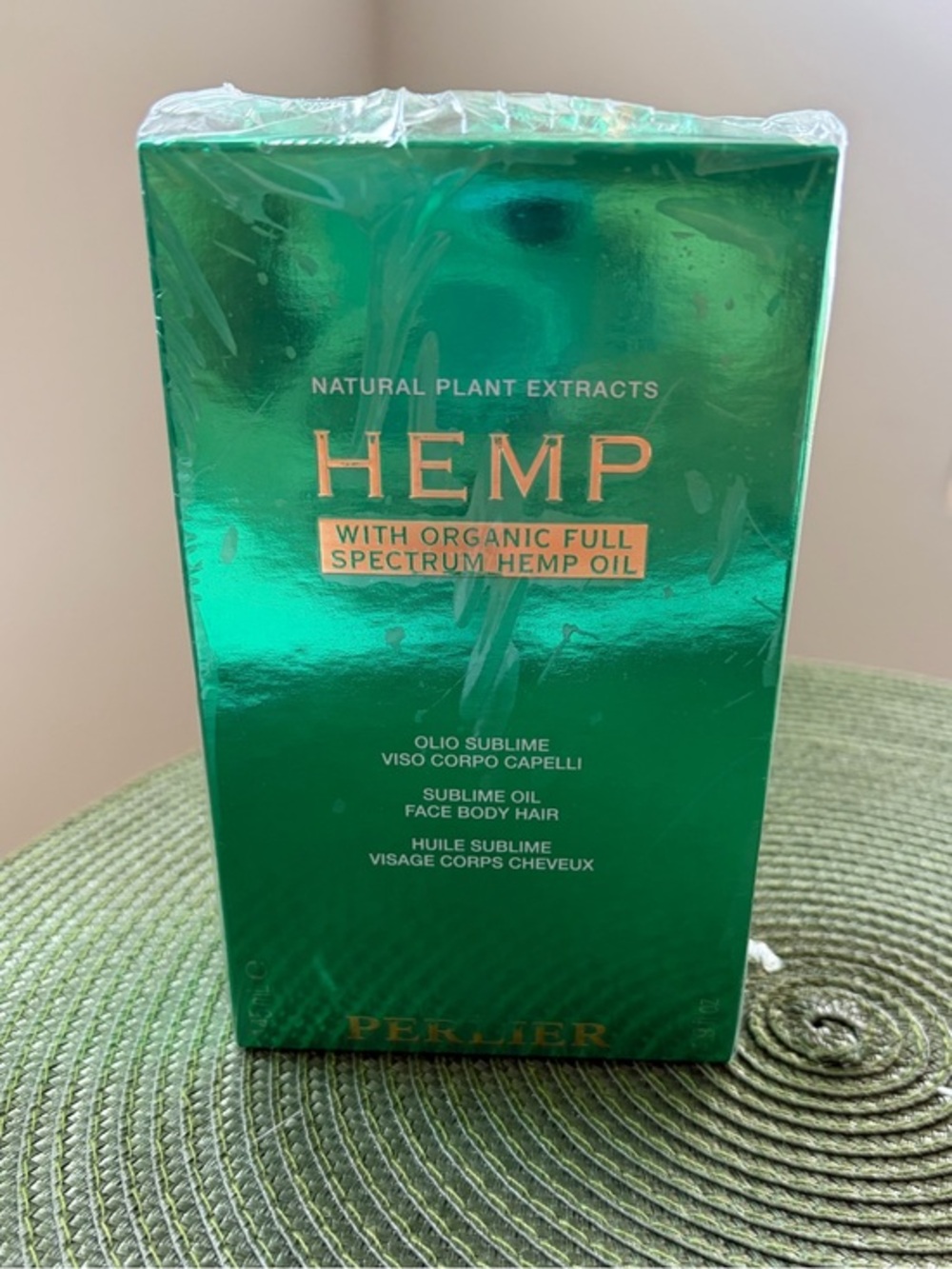 PERLIER Hemp Sublime Oil FACE BODY HAIR Sealed